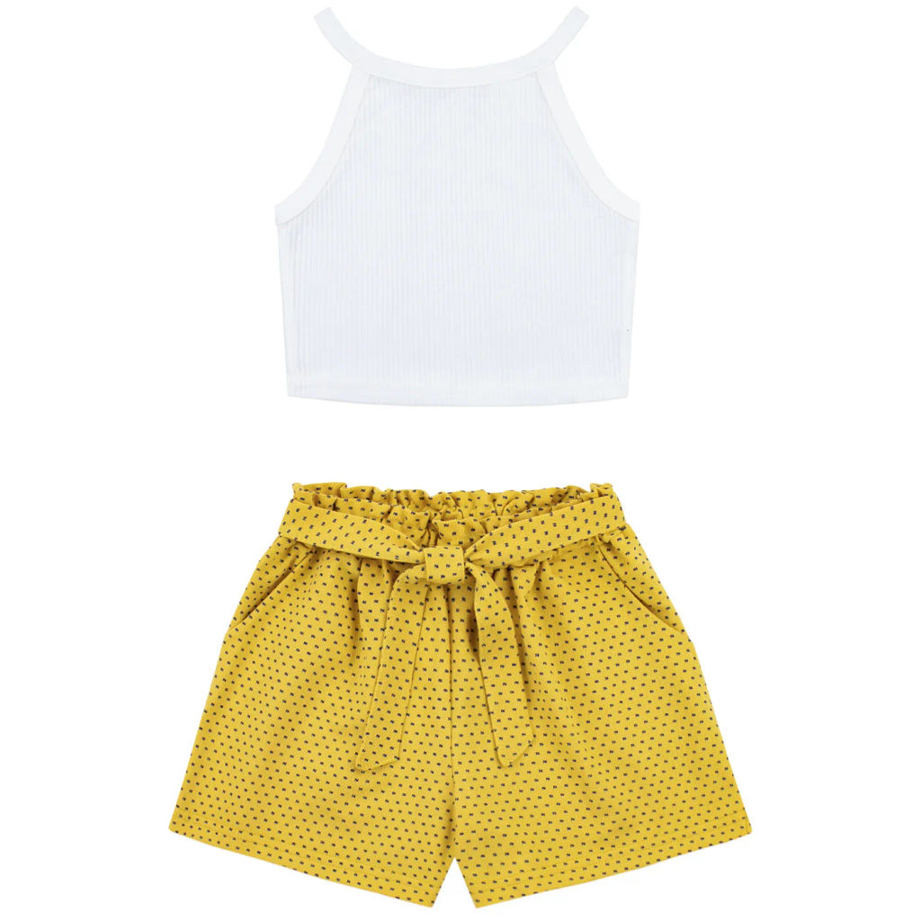 Комплект топ рибана, шорты пике 7002900101 - Youlala фото 24