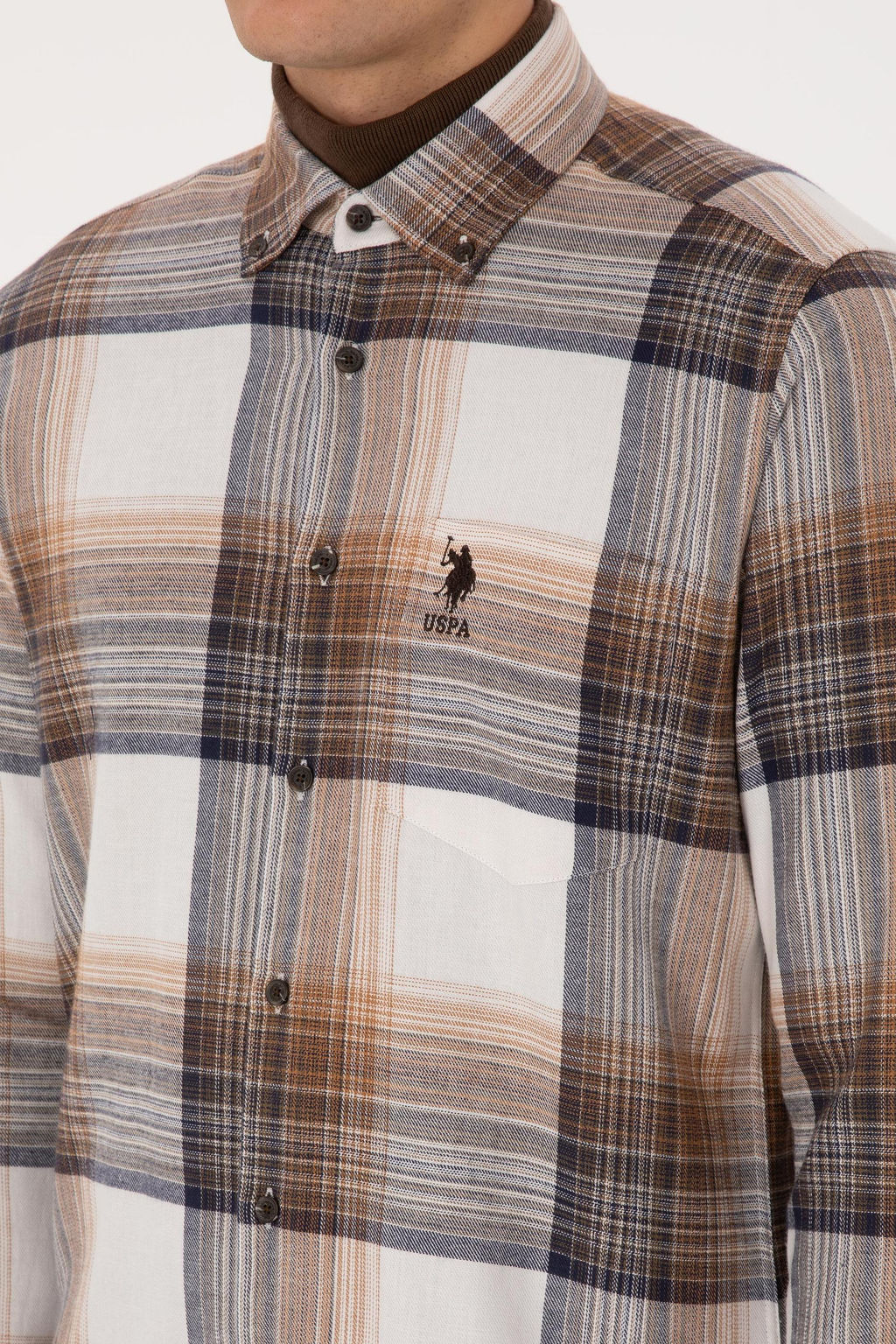 Erkek Camel Uzun Kollu G_mlek - U.s. polo assn фото 7