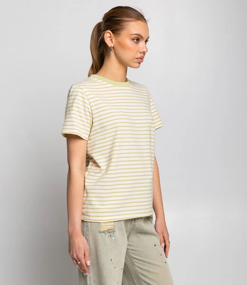 Футболка #КТ8355, фисташковый