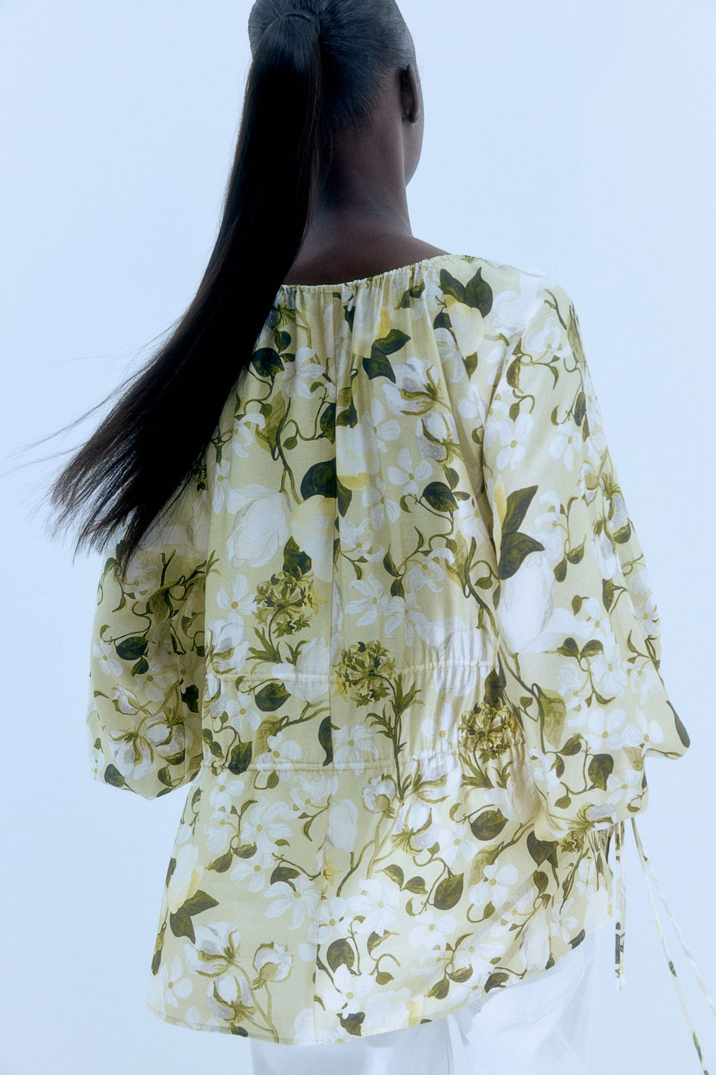 Blusa con cordon de ajuste - H&m фото 4