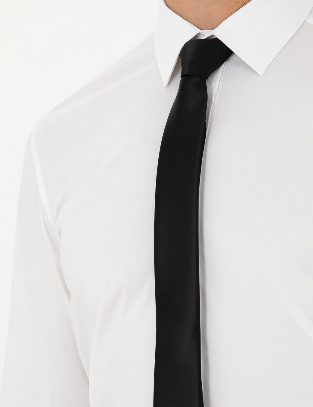 Белая классическая рубашка из хлопка приталенного кроя - Cacharel фото 7