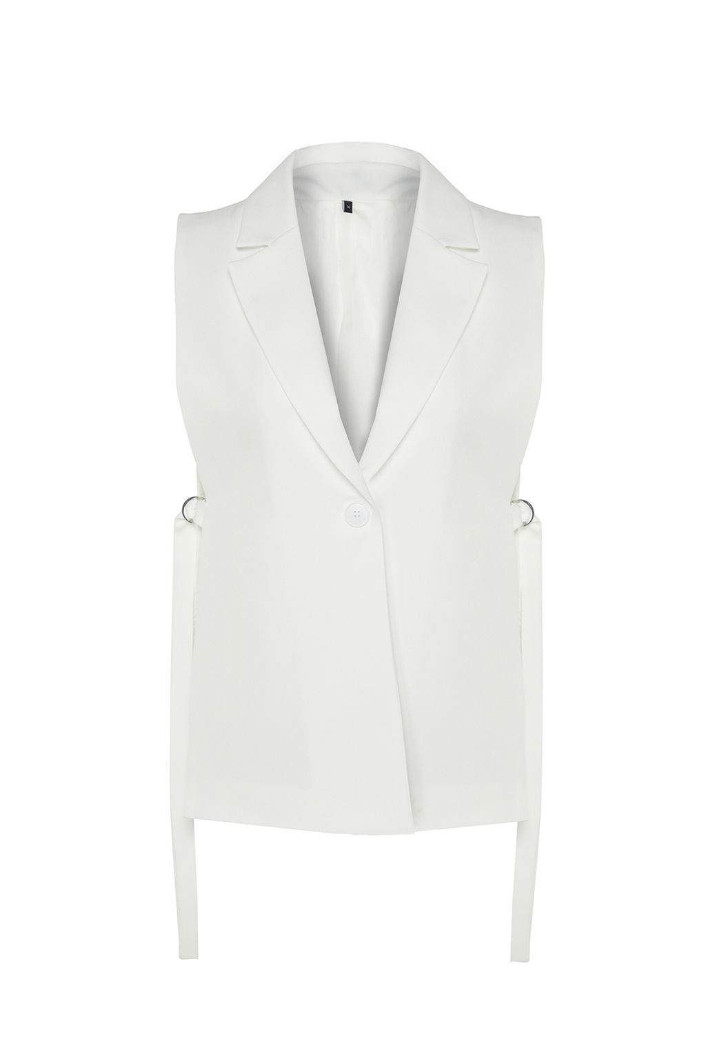 TRENDYOLMILLA Siyah Fitted Aksesuar Detayl? Dokuma Yelek TWOAW23YE00032 фото 15