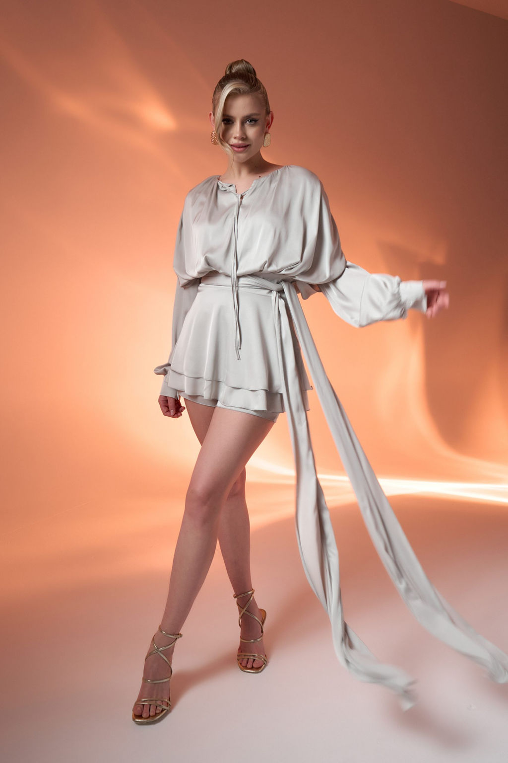 Платье Муза (жемчужный) - Эльза фото 26