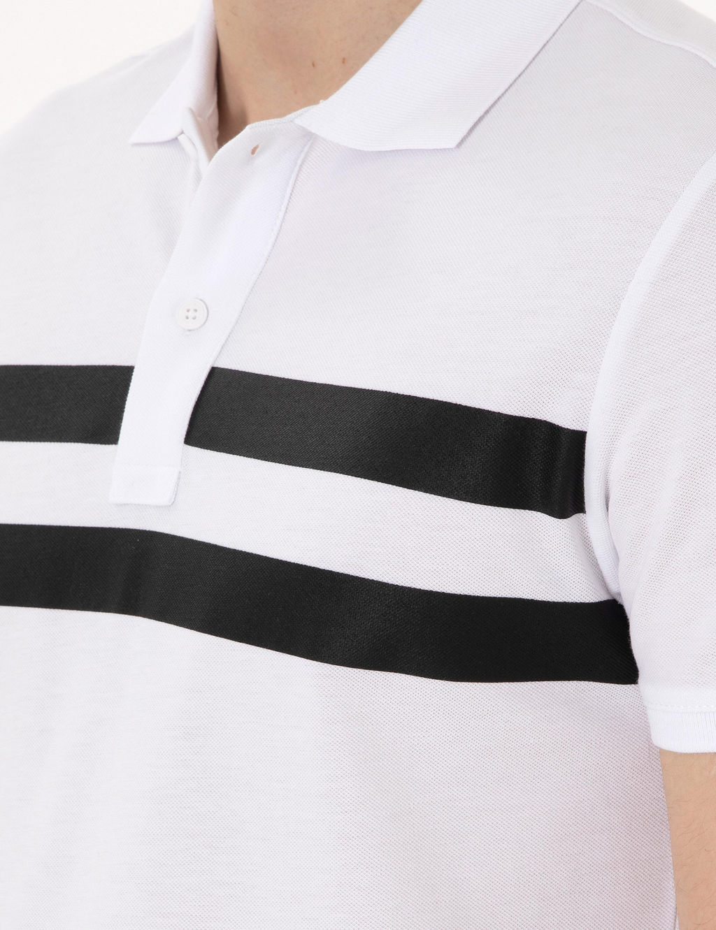 Beyaz Slim Fit Ti__rt