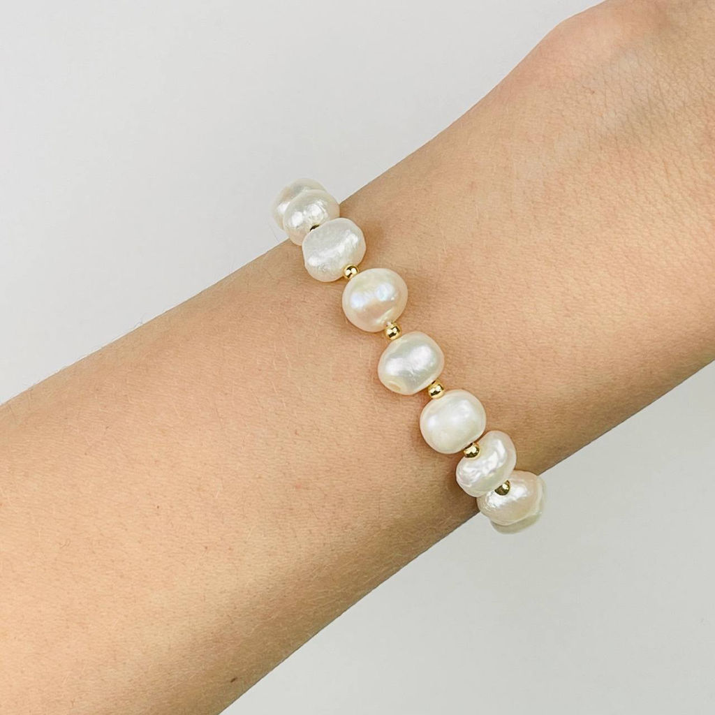 Браслет из Жемчуга - Радуга самоцветов фото 2