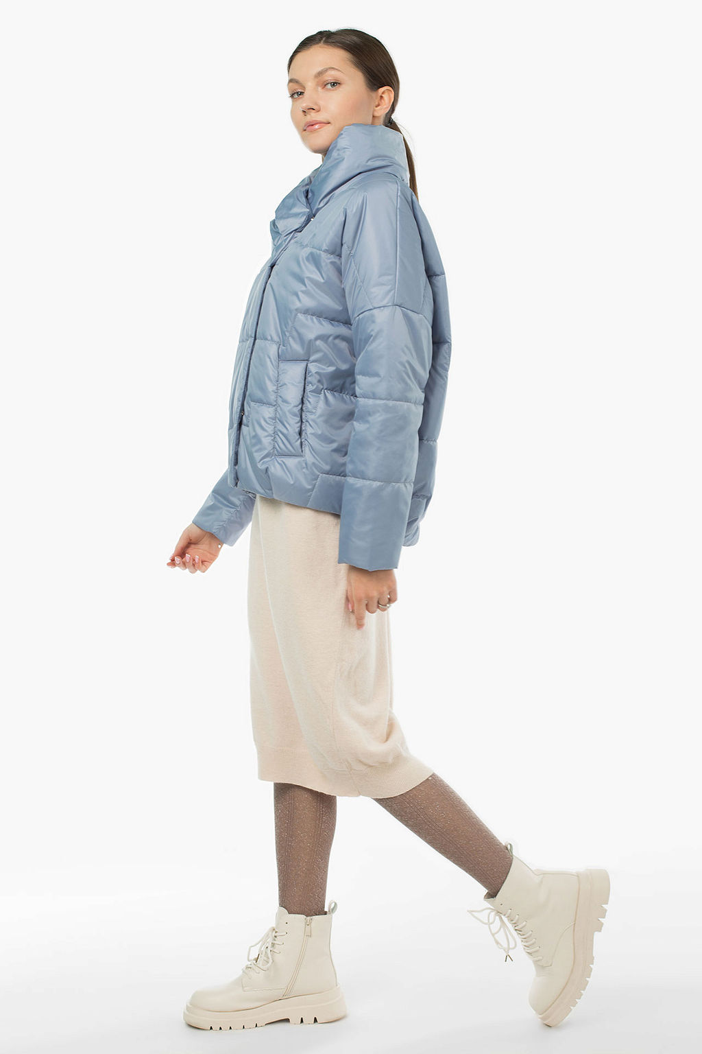 04-2849 Куртка женская демисезонная (G-loft 100) - El podio фото 5