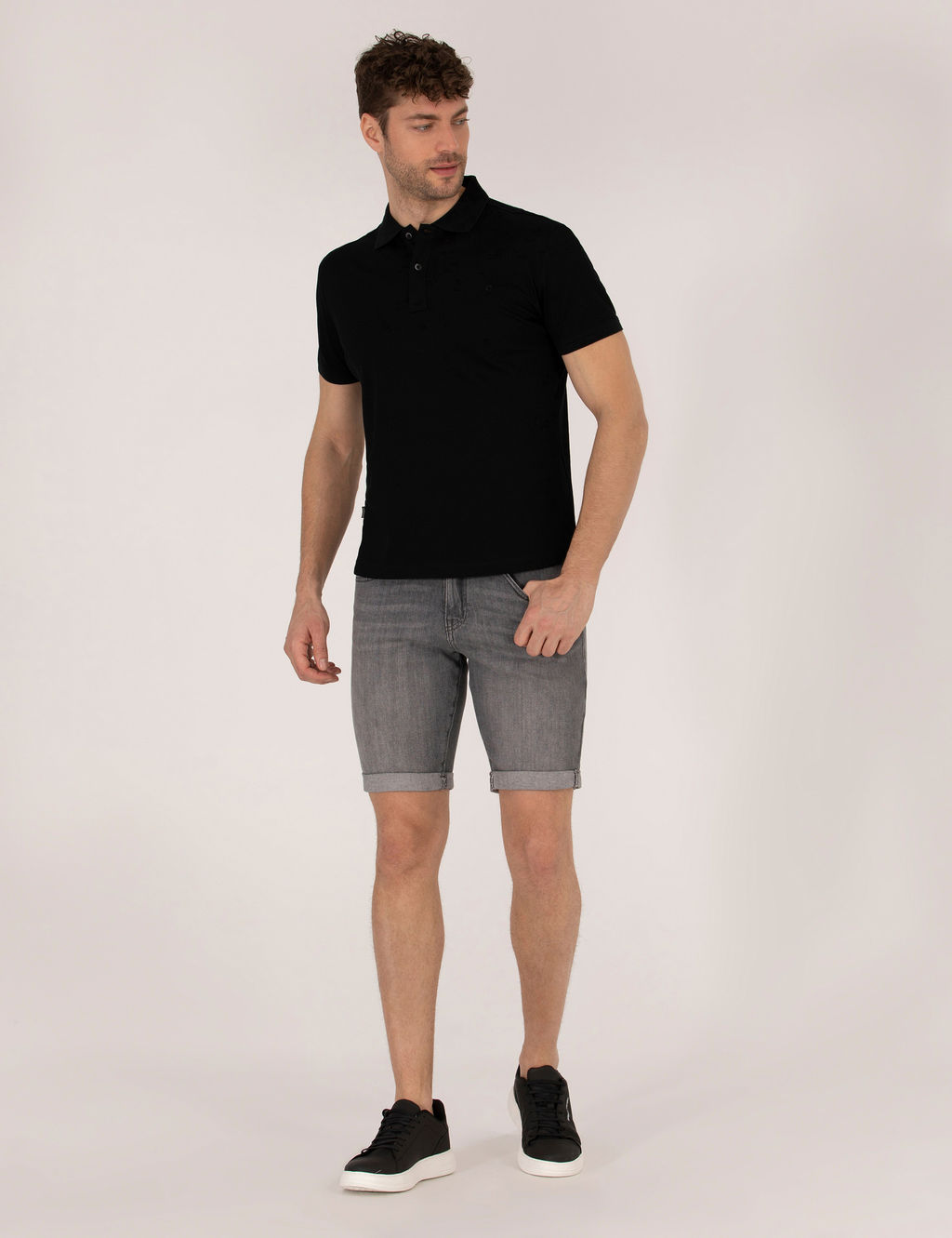 Gri Slim Fit Jean _ort