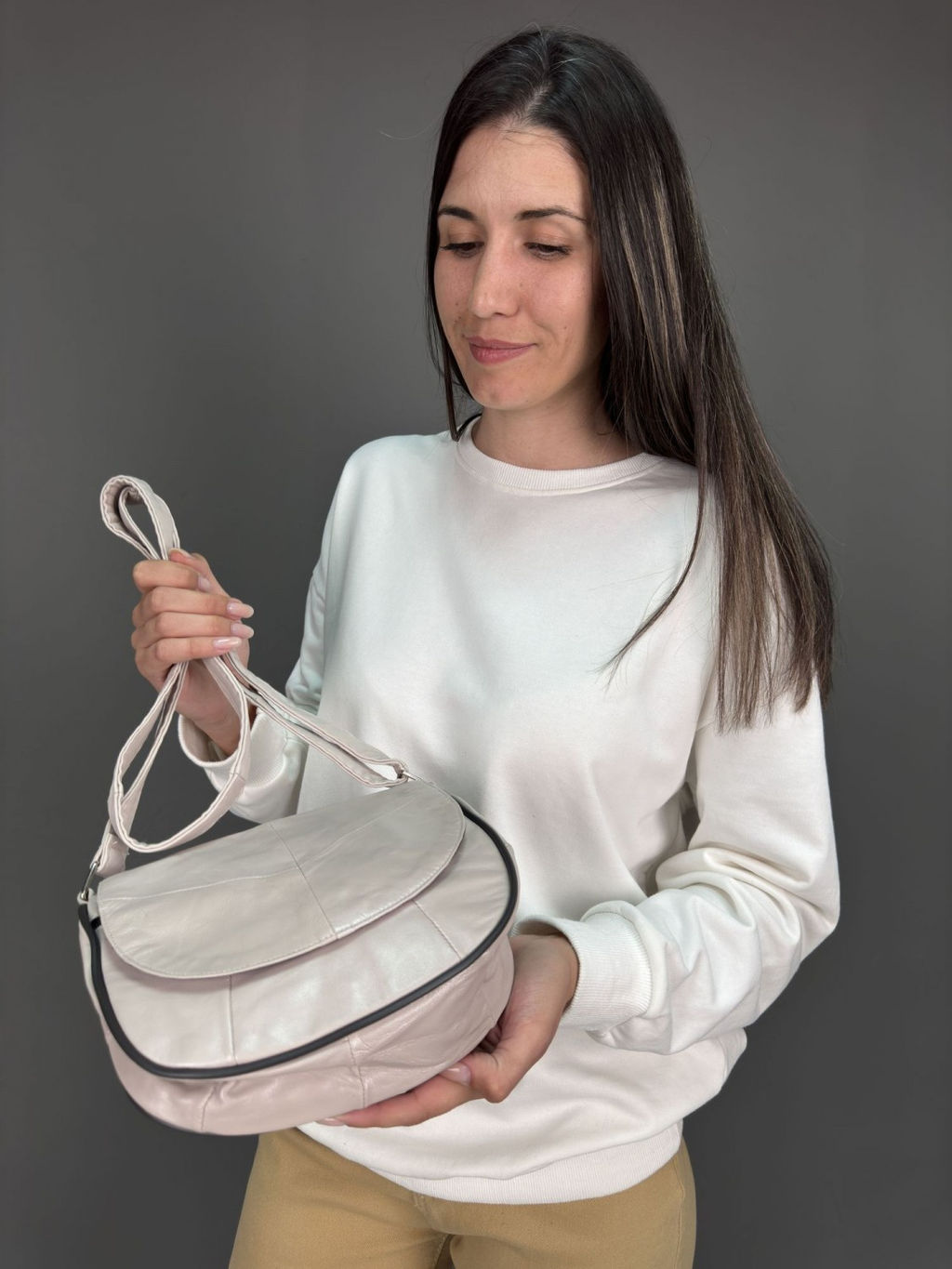 Сумка женская из телячьей кожи