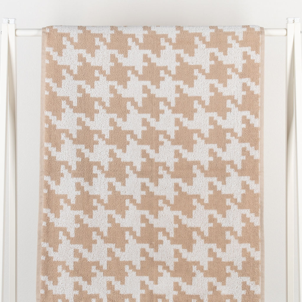 6с103.512ж2 Гусиные лапки (лен3) Полотенце махровое 50х90см