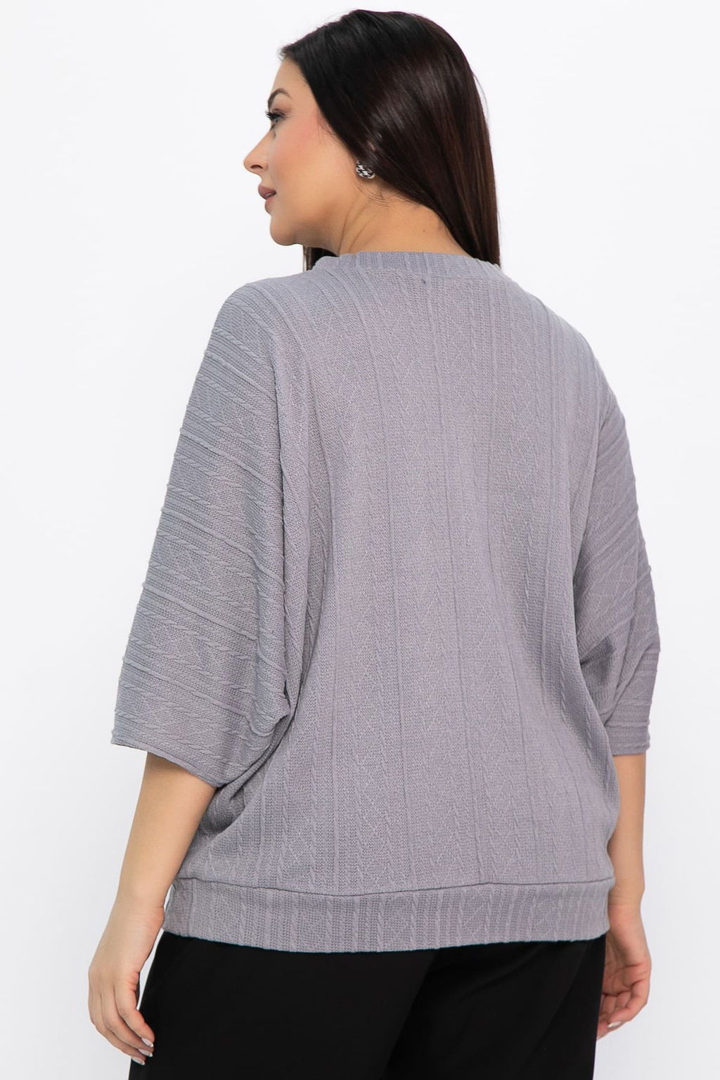 Блуза Вэнсдей (серая) Б14820-4М