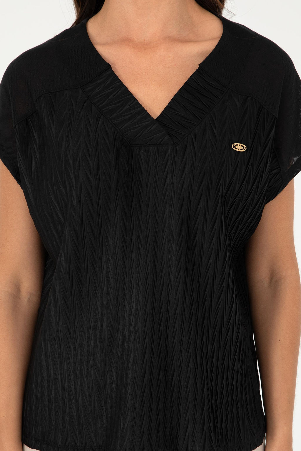 U. S. Polo Assn / Женская черная футболка - U.s. polo assn фото 6