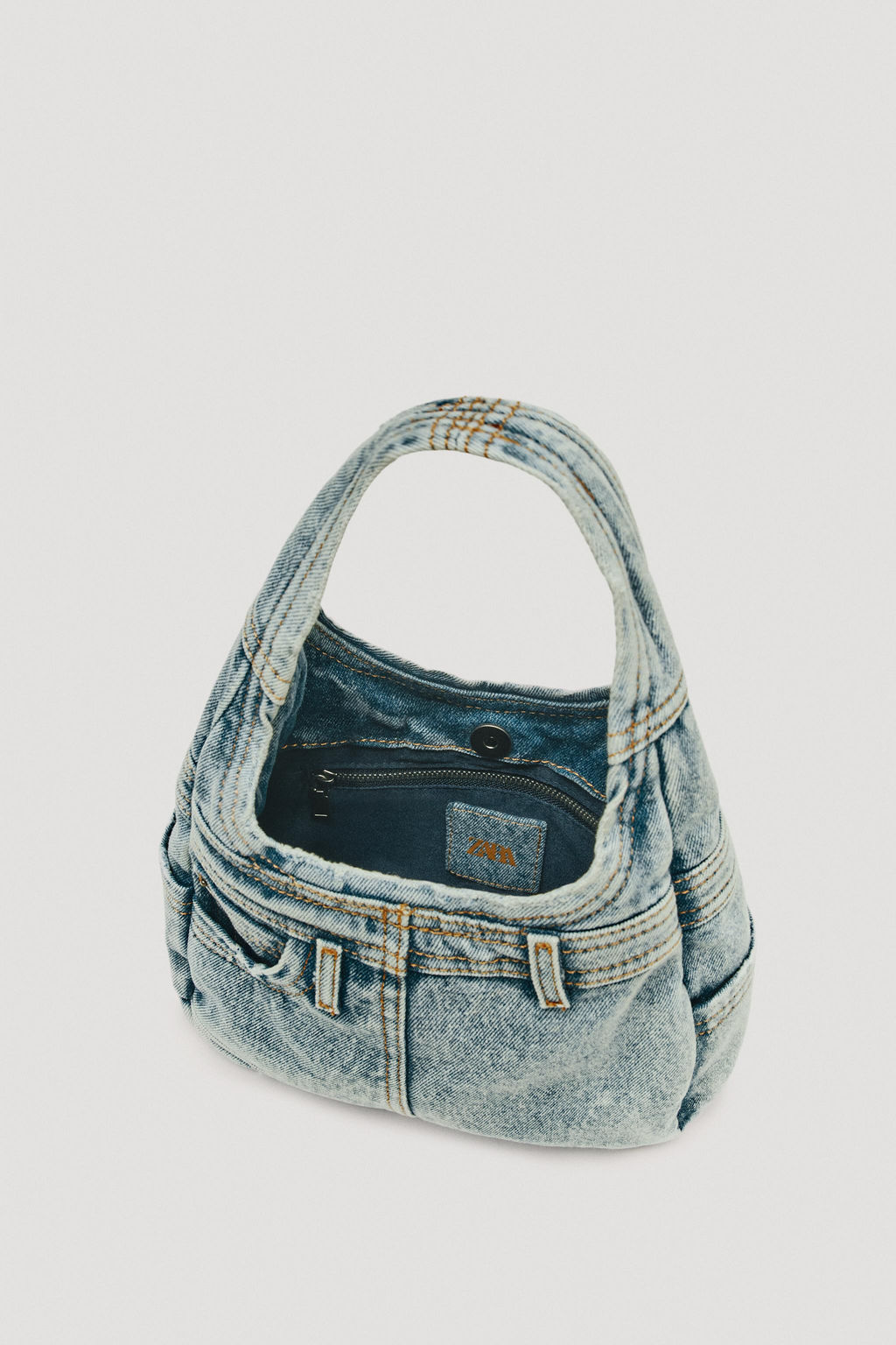 BOLSO DENIM LIMITED EDITION / Azul Denim - Zara фото 6