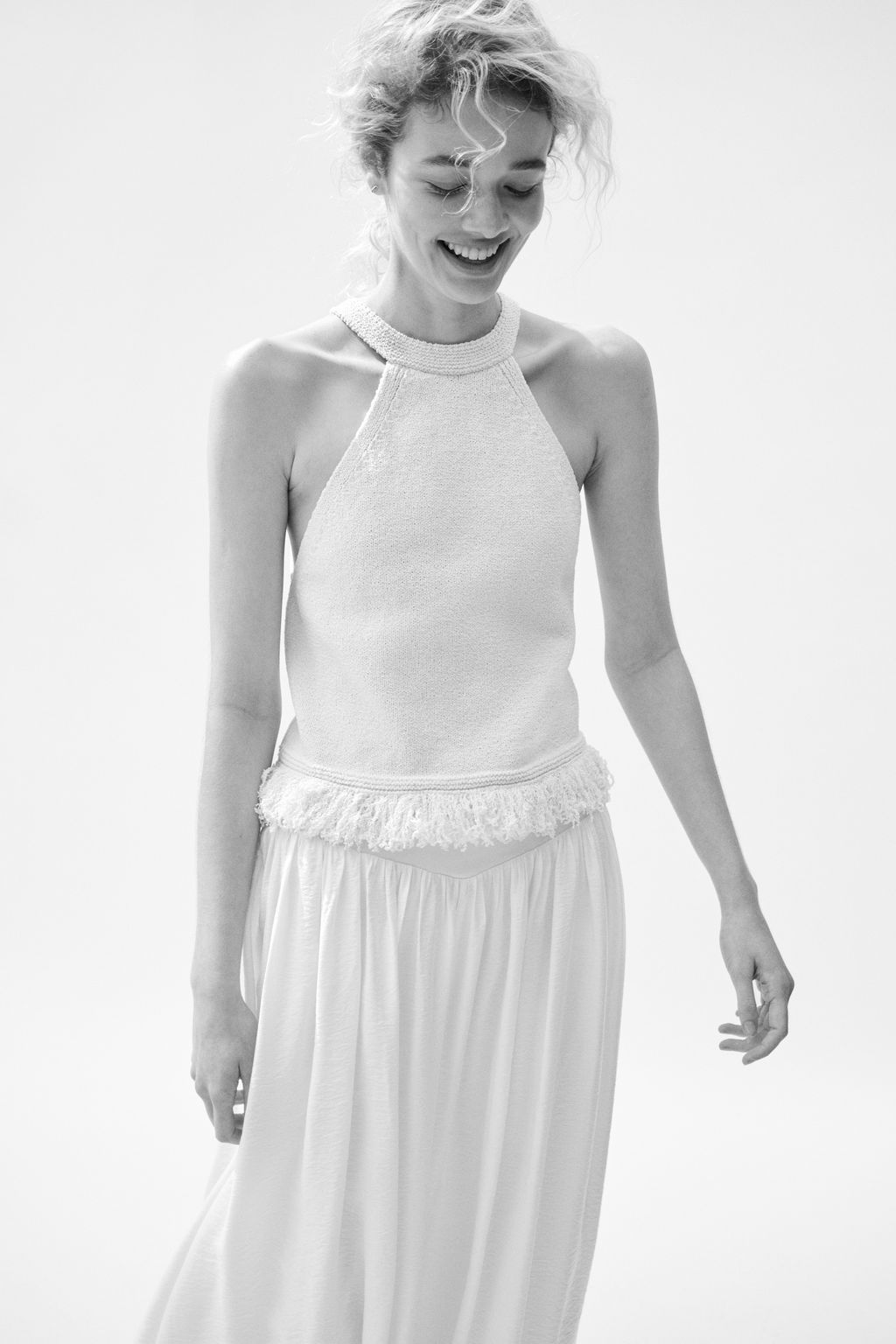 Top de punto con flecos - H&m фото 2