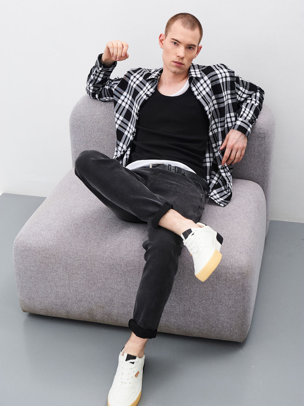 Мужские джинсы Мом - Mossmore фото 46