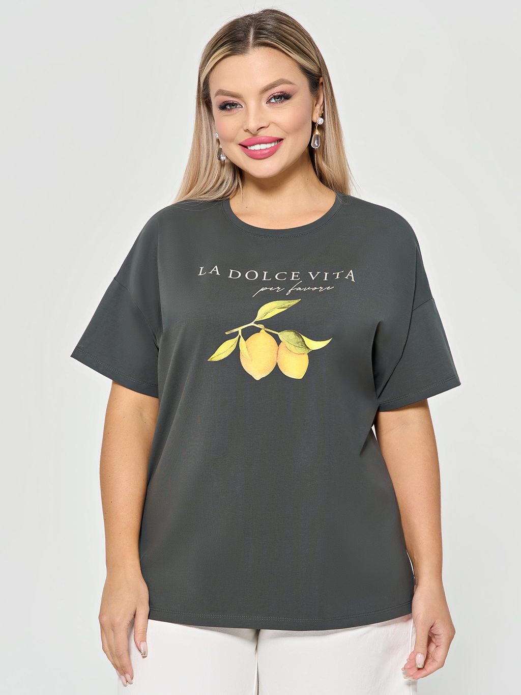 Футболка 0087-18 белый мрамор - Dora фото 49