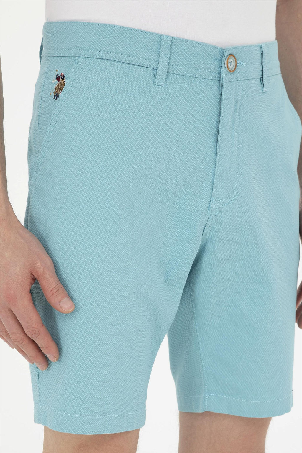 Мужские мятные тканые шорты Неожиданная скидка в корзине - U.s. polo assn фото 5