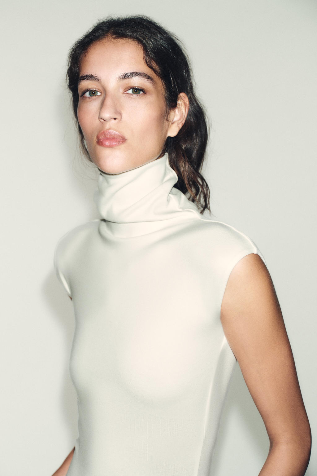 COTTON HIGH-NECK BODYSUIT - Zara фото 2