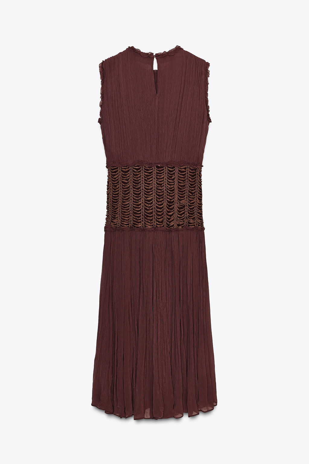 ZW COLLECTION EMBROIDERED WAIST DRESS - Zara фото 15