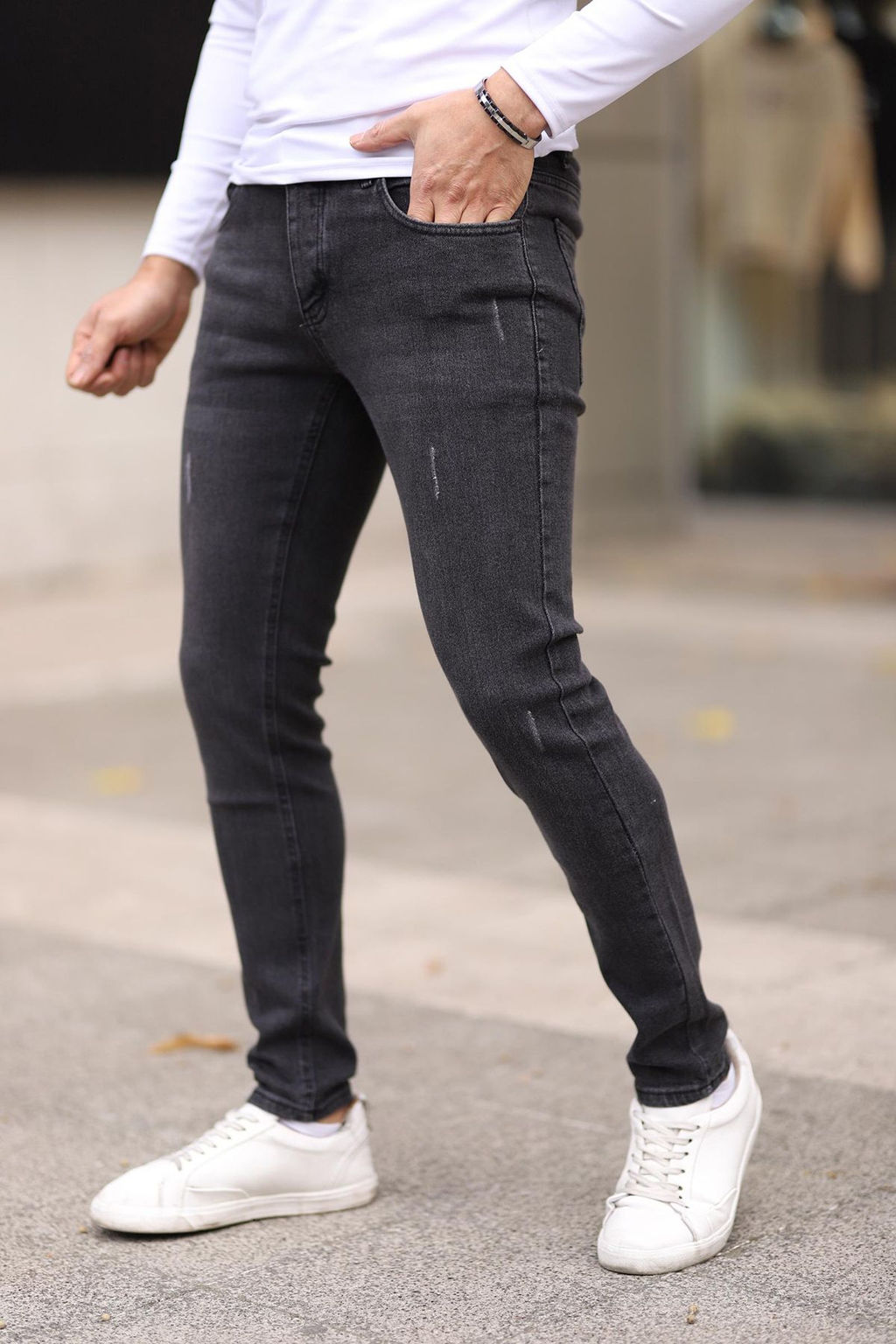 TRENDYOL MAN Antrasit Skinny T?rnakl? Jeans Kot Pantolon TMNAW25JE00013 - Trendyolmilla фото 25