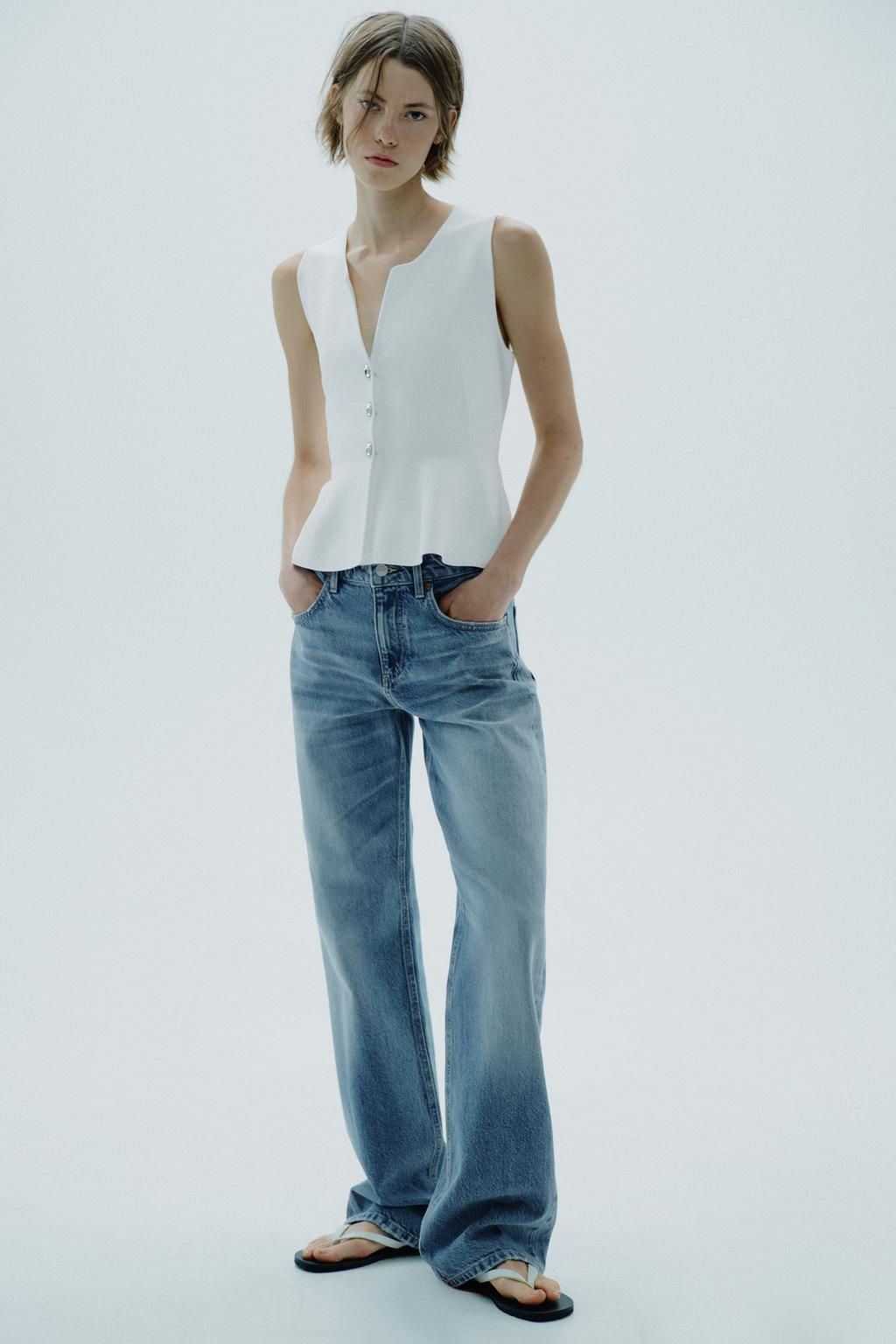 PEPLUM KNIT TOP - Zara фото 12