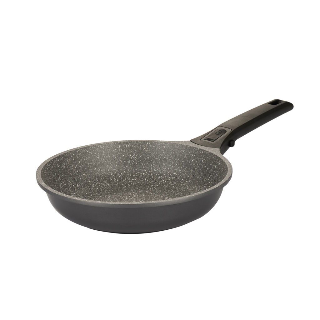 2682 GIPFEL Сковорода BATISTA 24х5,5см из литого алюминия с индукционным дном, с 3-слойным антипригарным гранитным покрытием Ilag Ultimate, cо съемной ручкой. Толщина: 2,0/4,5мм  фото 3