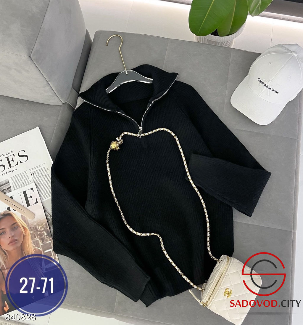 Кофта женская на полузамке