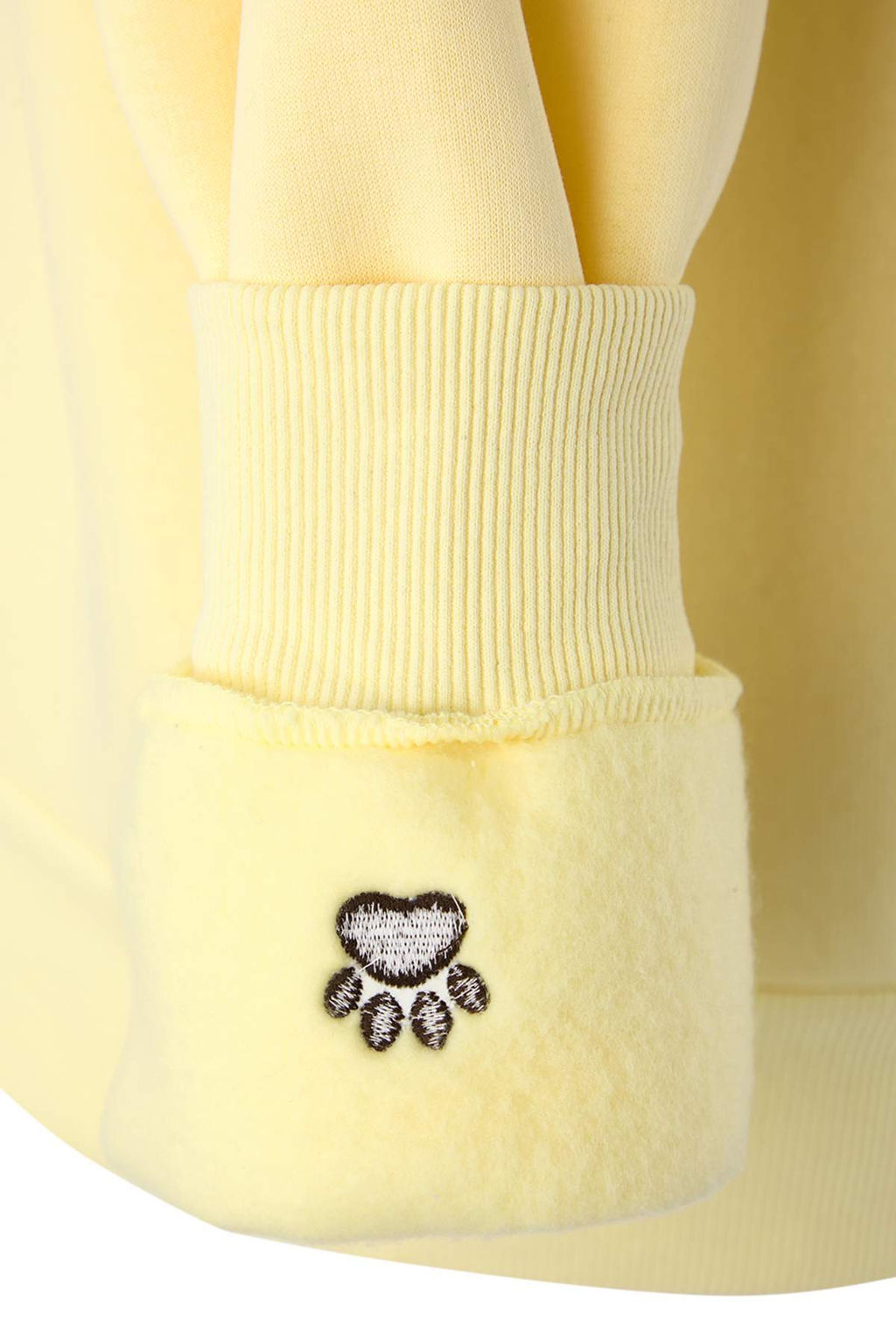 Ac?k Sar? Regular/Normal Kal?p Nak?s Detayl? Kal?n Ici Polarl? Orme Sweatshirt TWOAW26SW00200