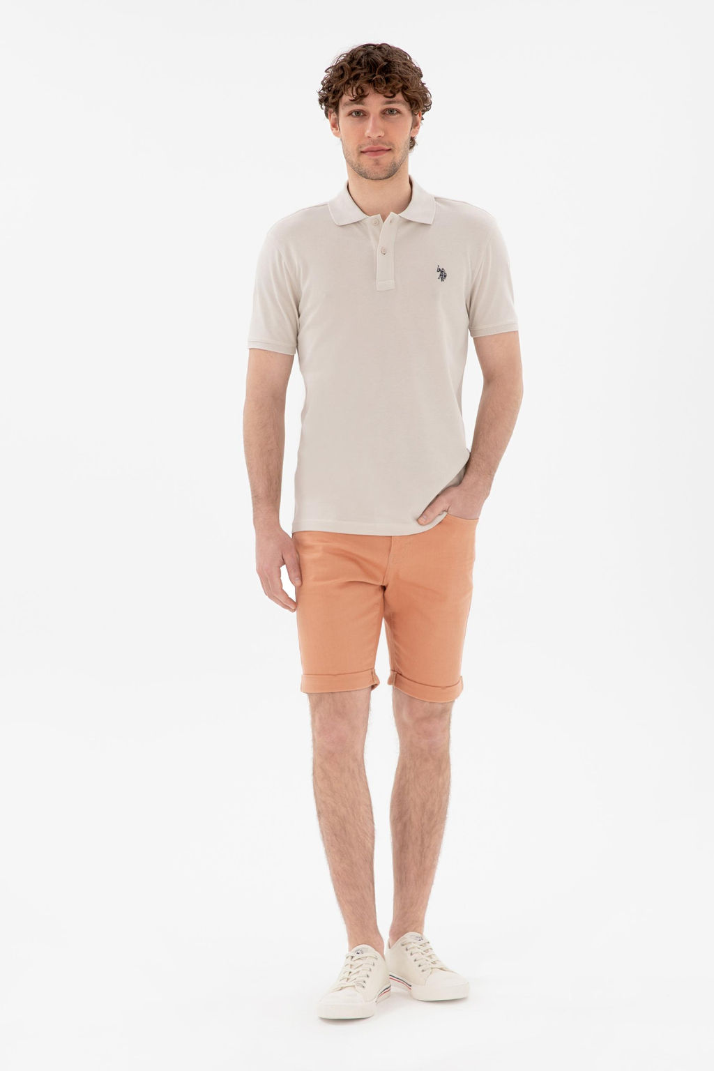 Erkek Slim Fit Polo Yaka Ta_ Basic Ti__rt Sepette S_rpriz _ndirim - U.s. polo assn фото 4