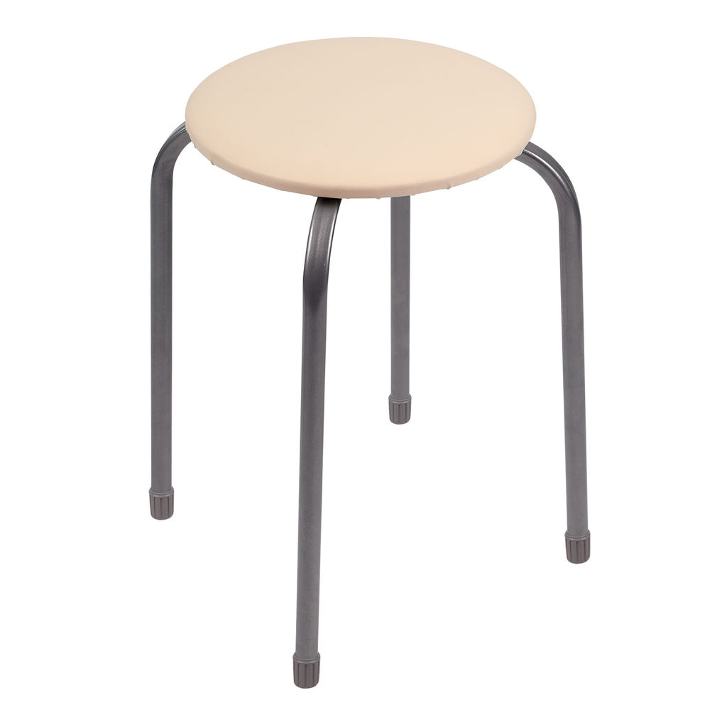 Табурет Эконом (ТБ1/СЛ слоновая кость) - Nika фото 2