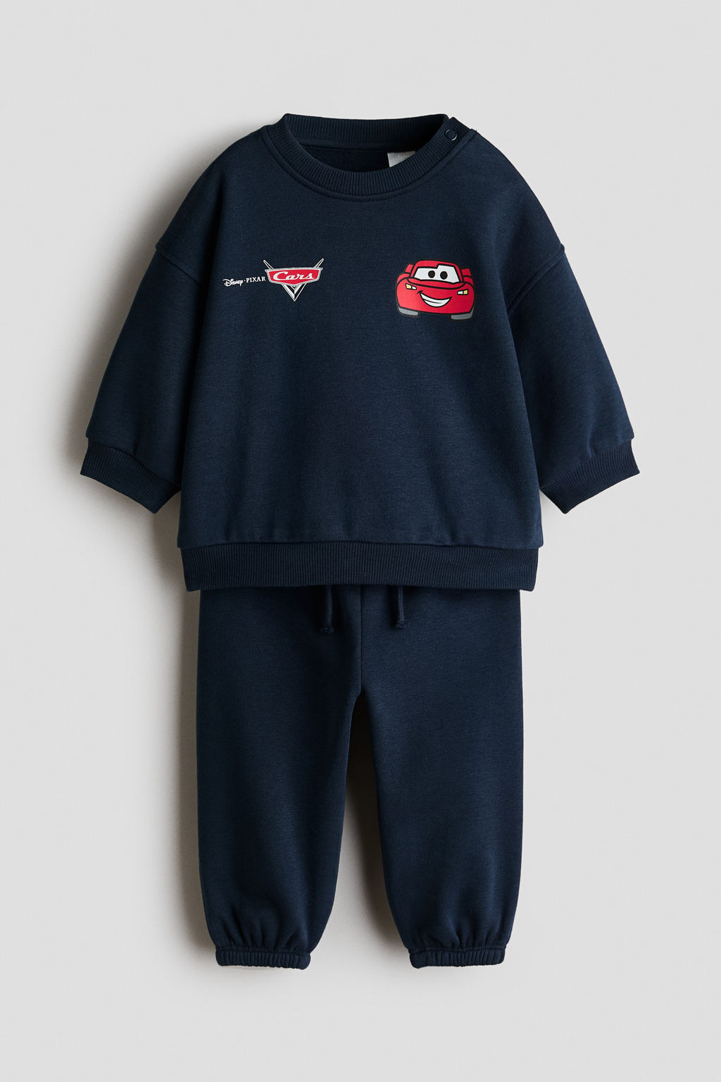 Conjunto estampado de 2 piezas en tejido sudadera