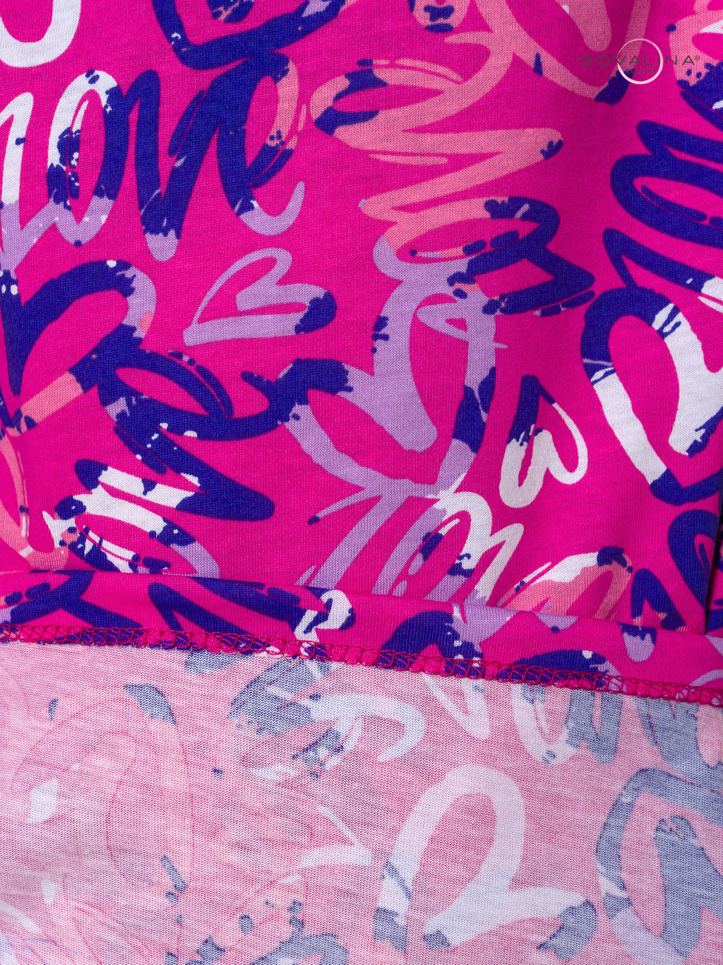 Костюм Daily girl надписи фуксия - Sovalina фото 5