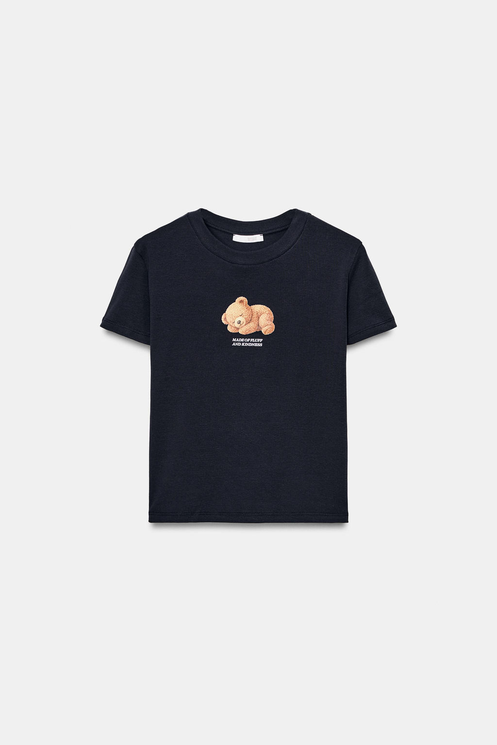 CAMISETA MANGA CORTA OSO / Marino oscuro - Zara фото 4