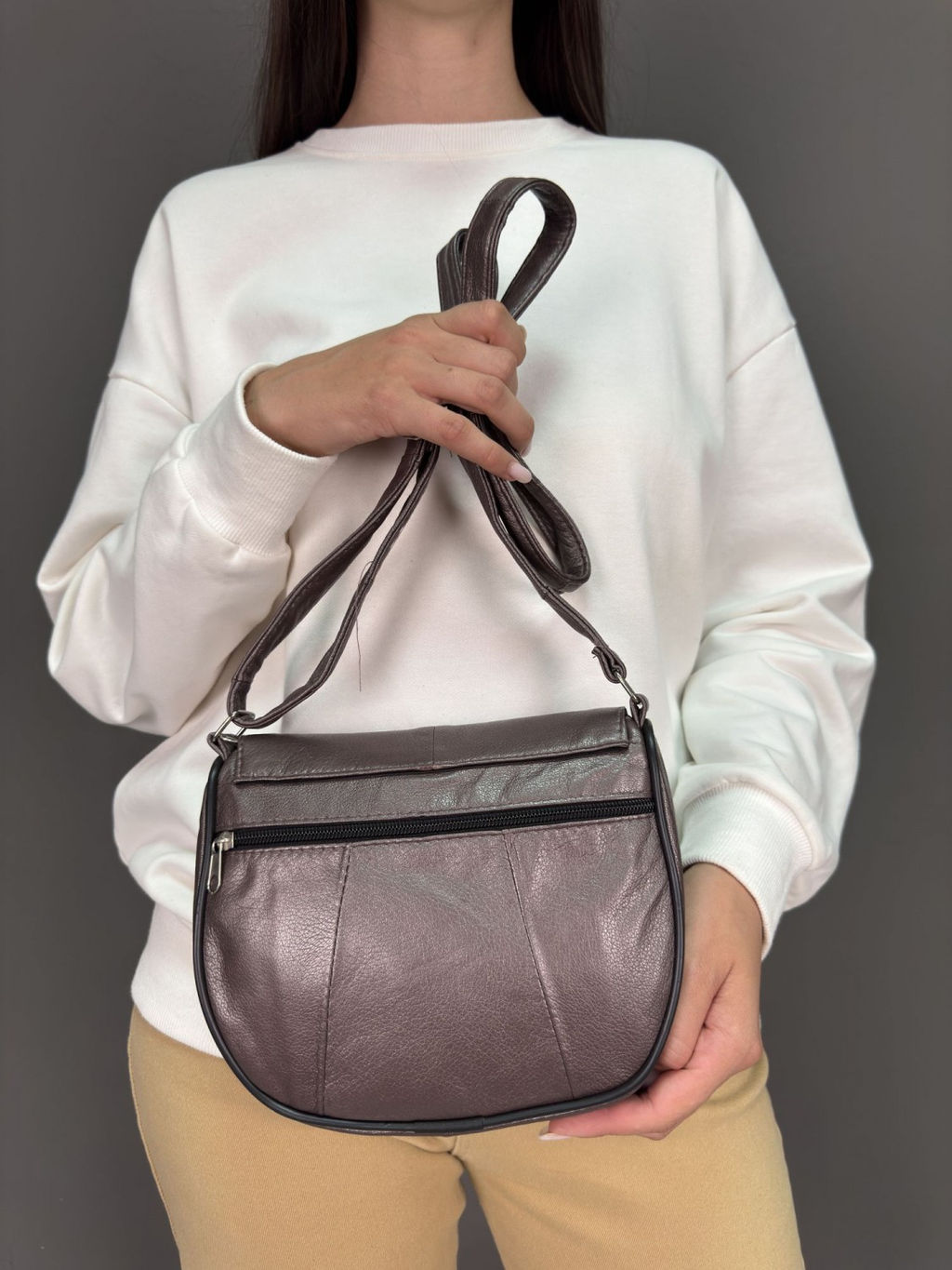 Сумка женская из телячьей кожи