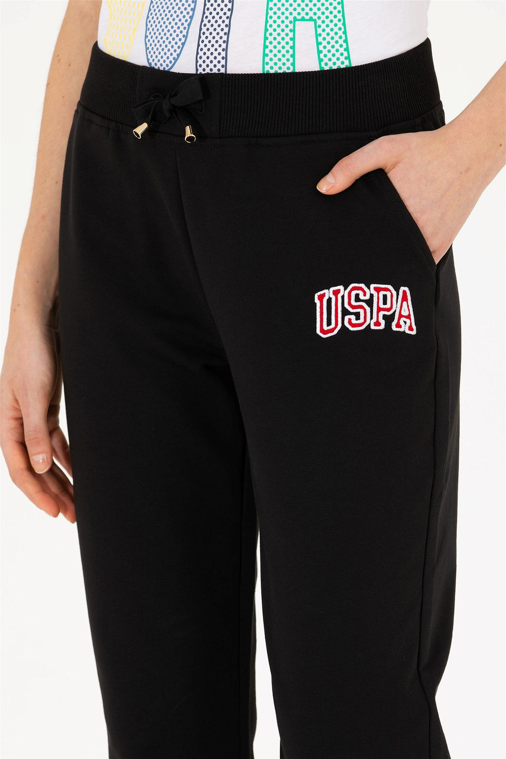 Женские черные спортивные штаны Неожиданная скидка в корзине - U.s. polo assn фото 5