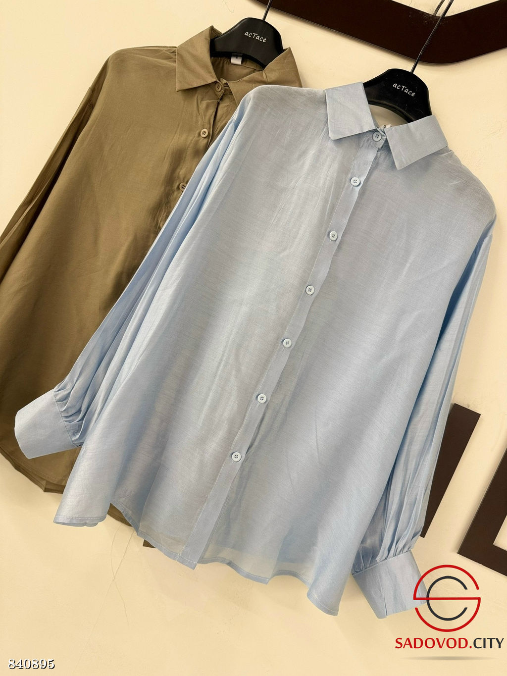 Рубашка женская однотонная - Bruno фото 2