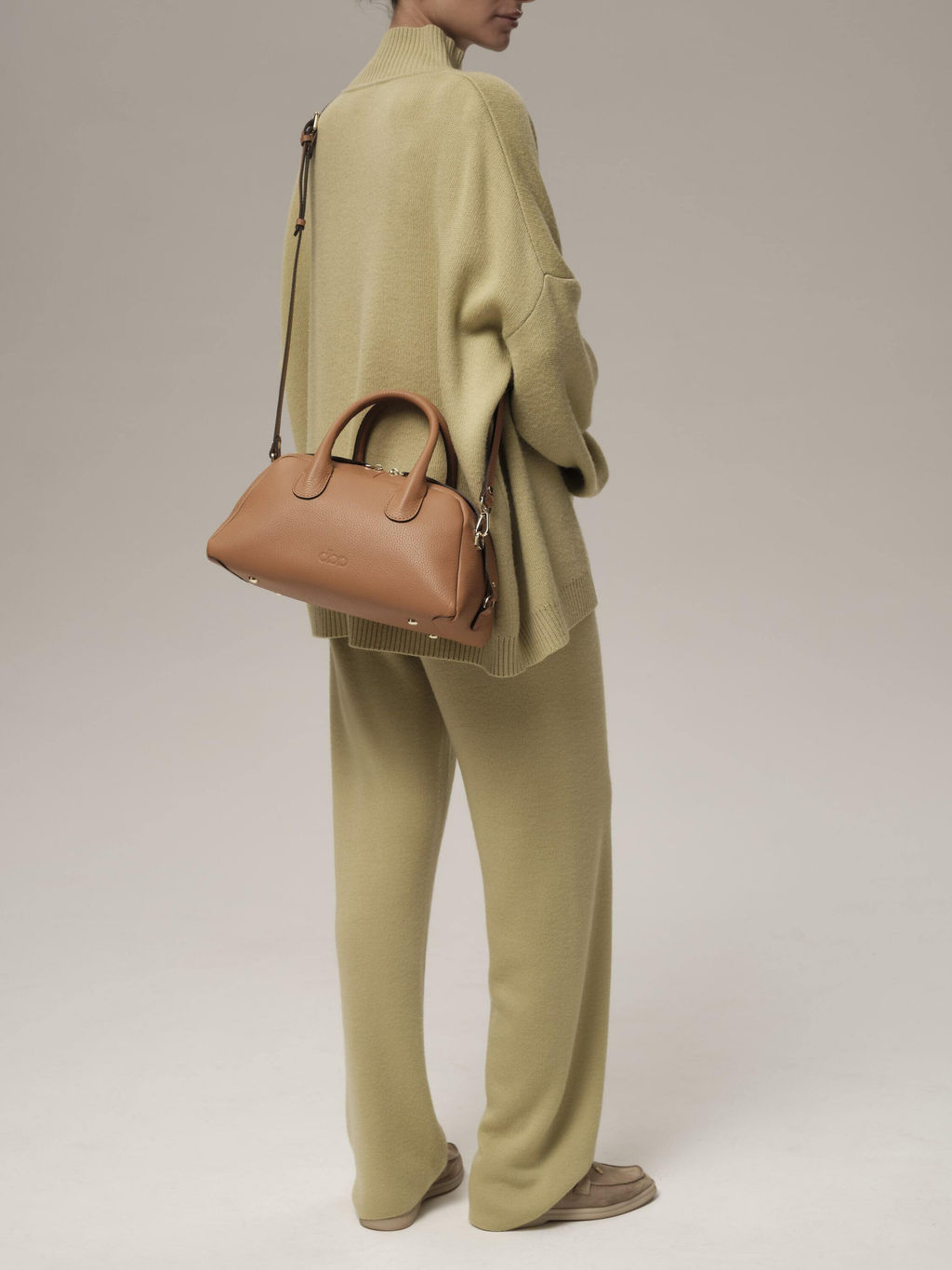 Кожаная сумка Kandys DBR 31206 светлый орех фото 6