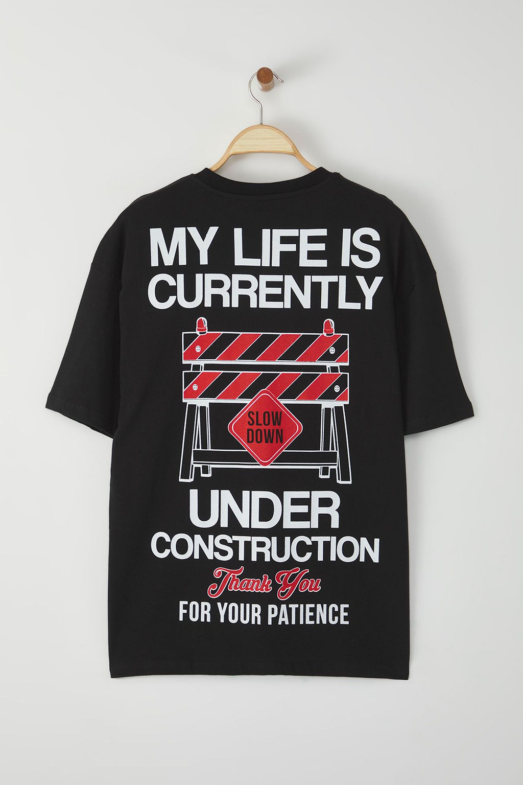 TRENDYOL MAN Ekru Oversize/Genis Kesim %100 Pamuklu Bask?l? T-Shirt TMNSS25TS00114 - Trendyolmilla фото 6