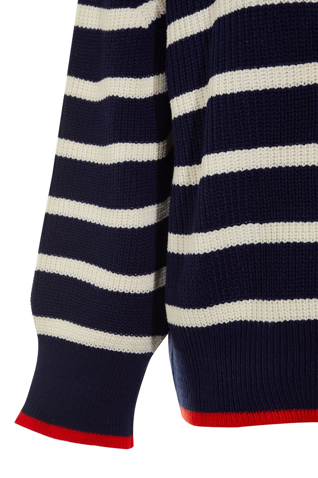 Lacivert Genis Kal?p Cizgili Triko Kazak TWOAW23KZ01446 - Trendyolmilla фото 6