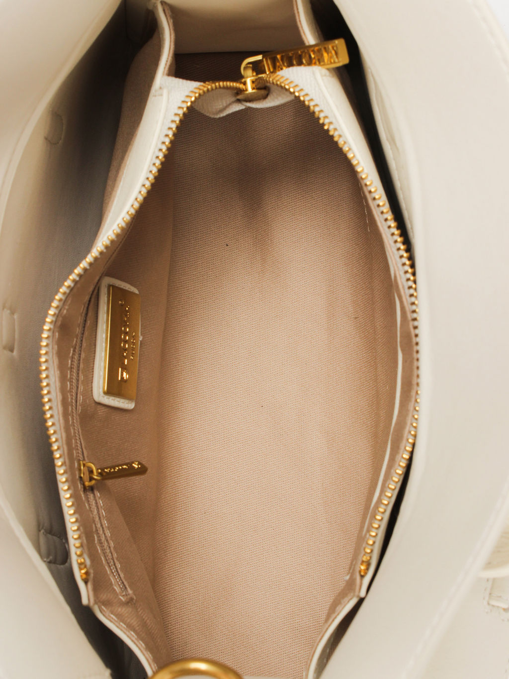 LACCOMA сумка АМ2276-молочный натуральная кожа  фото 4