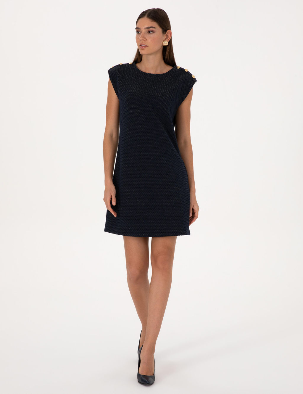 Lacivert A Kesim _rme Elbise - Pierre cardin фото 3