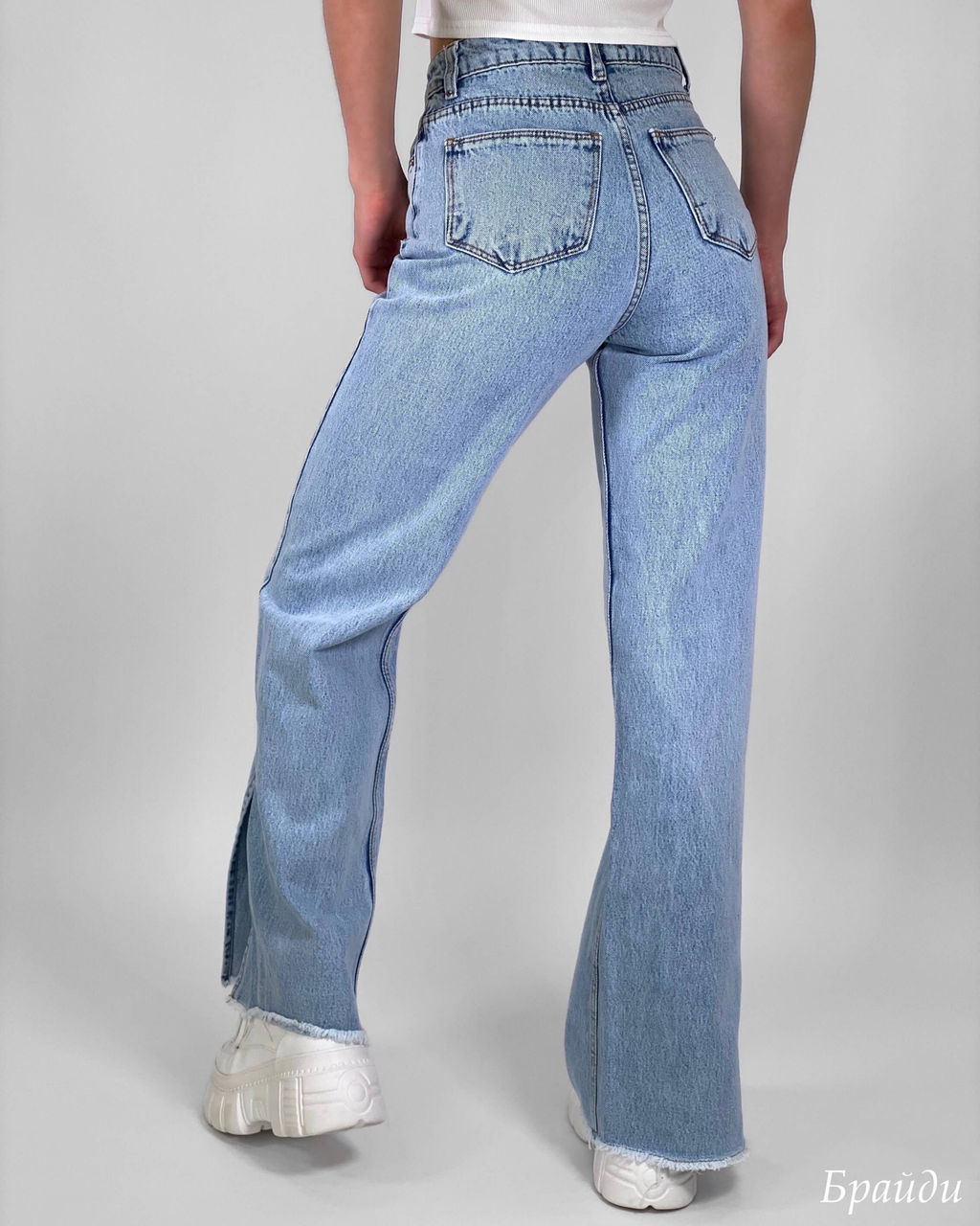 Джинсы Брайди (голубой) Турция - Nadi bordo фото 2