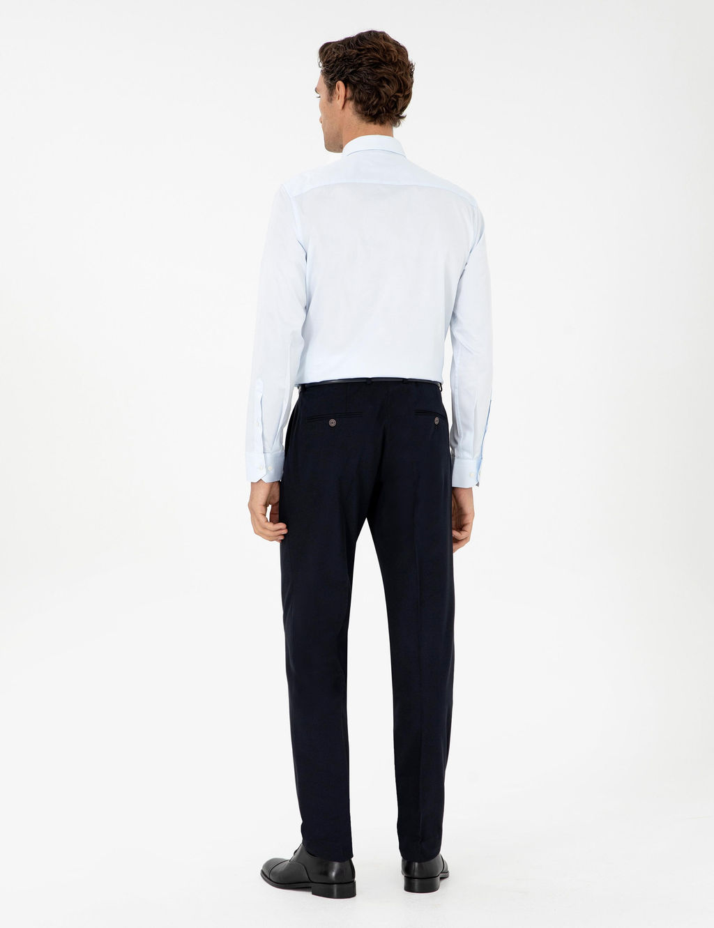 Koyu Lacivert Slim Fit Kuma_ Pantolon