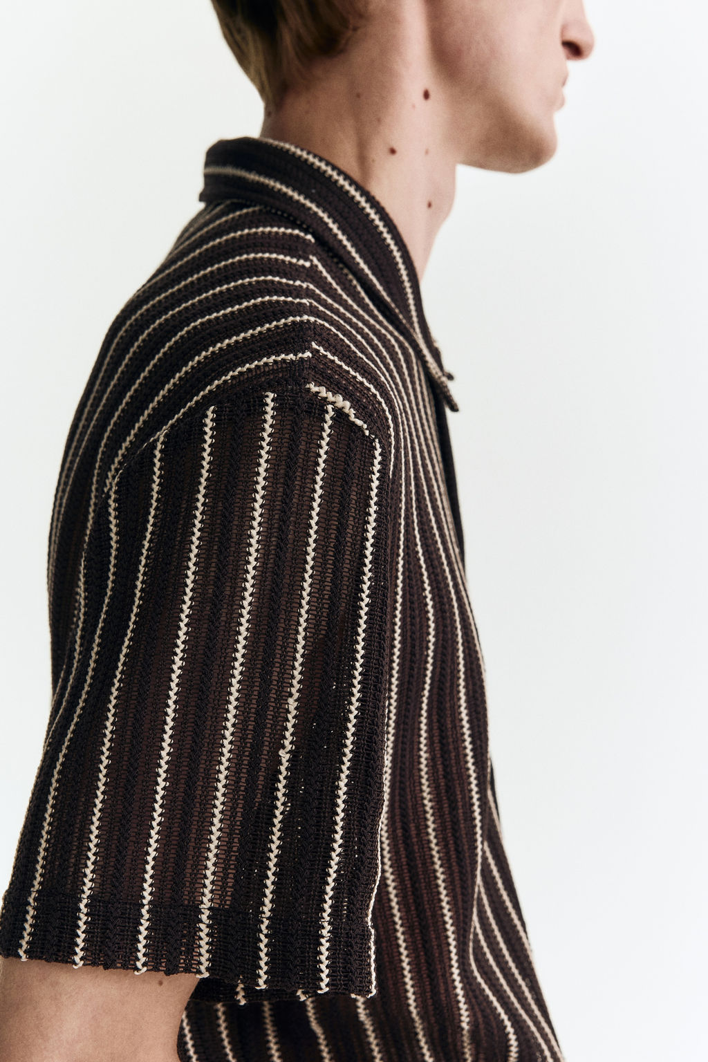 Camisa en punto texturizado Regular Fit - H&m фото 5