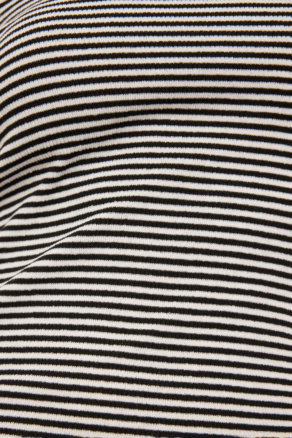 TRENDYOLMILLA Siyah Cizgili-Duz Antrasit 2li Paket Ask?l? Fitted Esnek Fitilli Orme Atlet TWOSS25AL00027 фото 6