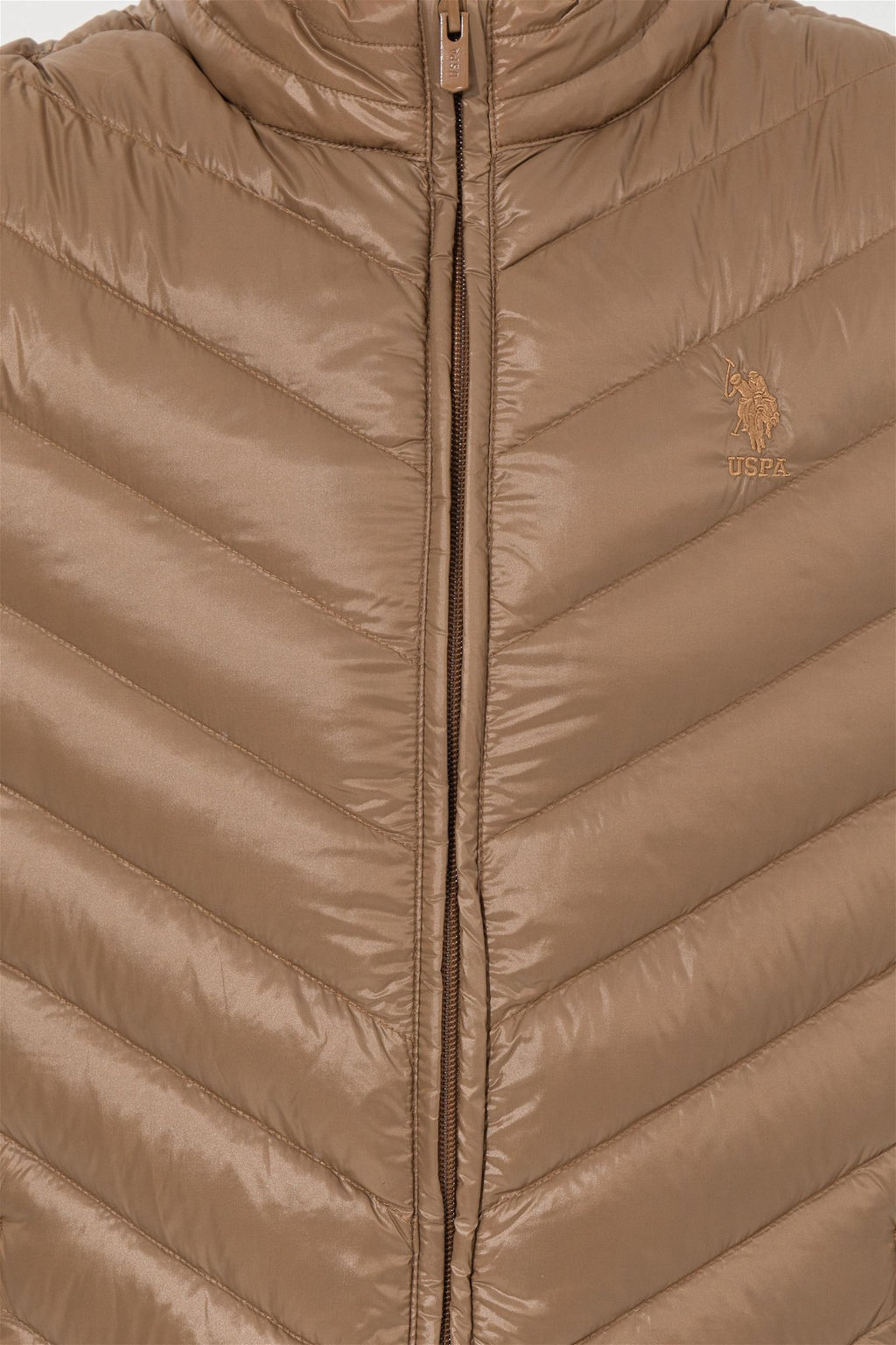 Мужское пальто светло-коричневого цвета Неожиданная скидка в корзине - U.s. polo assn фото 6