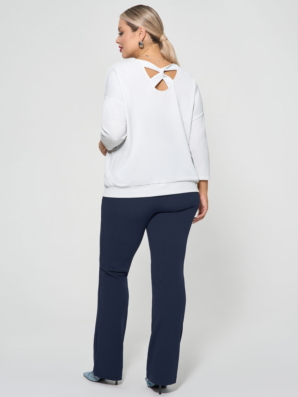 Джемпер 0057-9 белый бриллиант