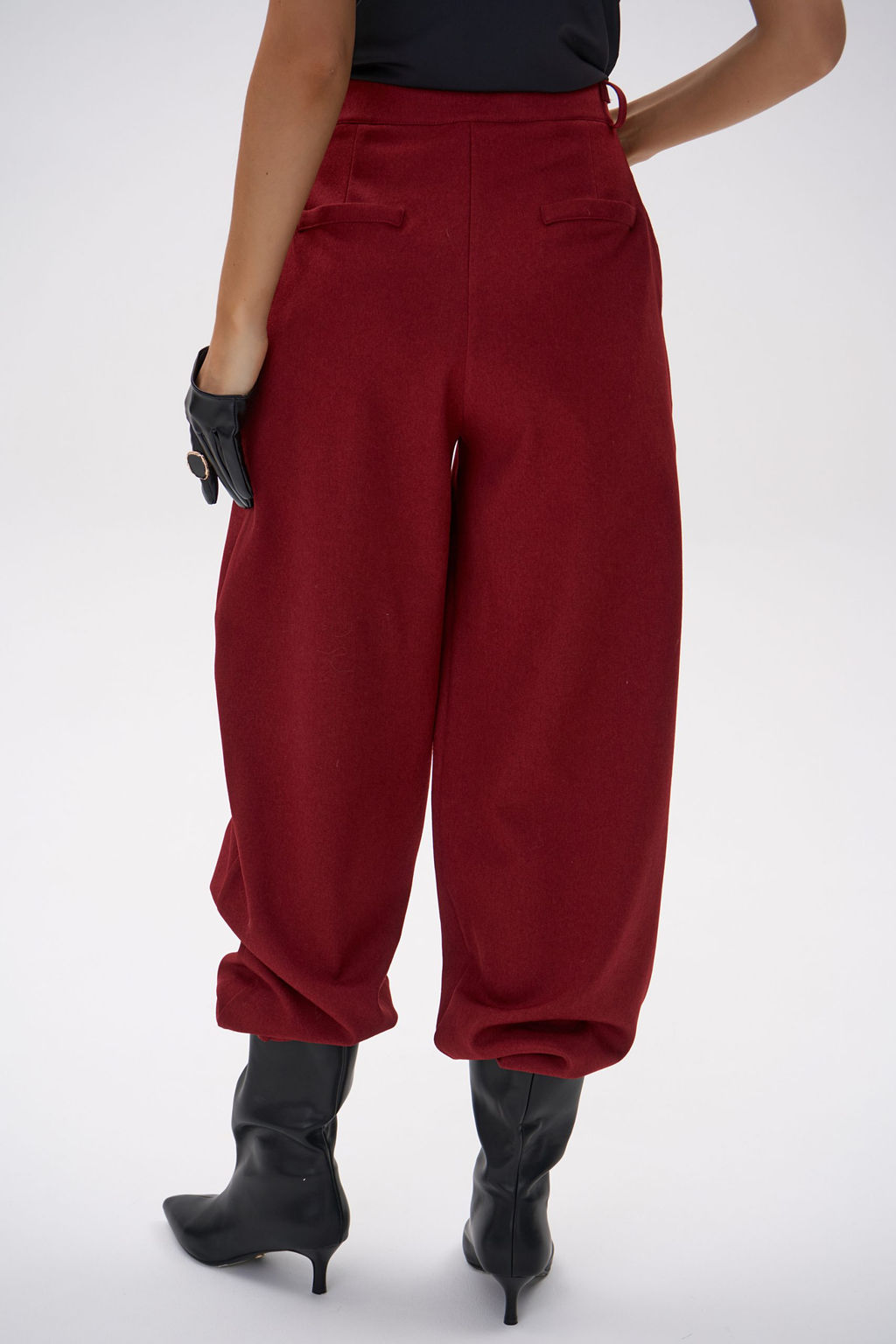 Брюки  алладины Джуди (бордовый) - Эльза фото 12