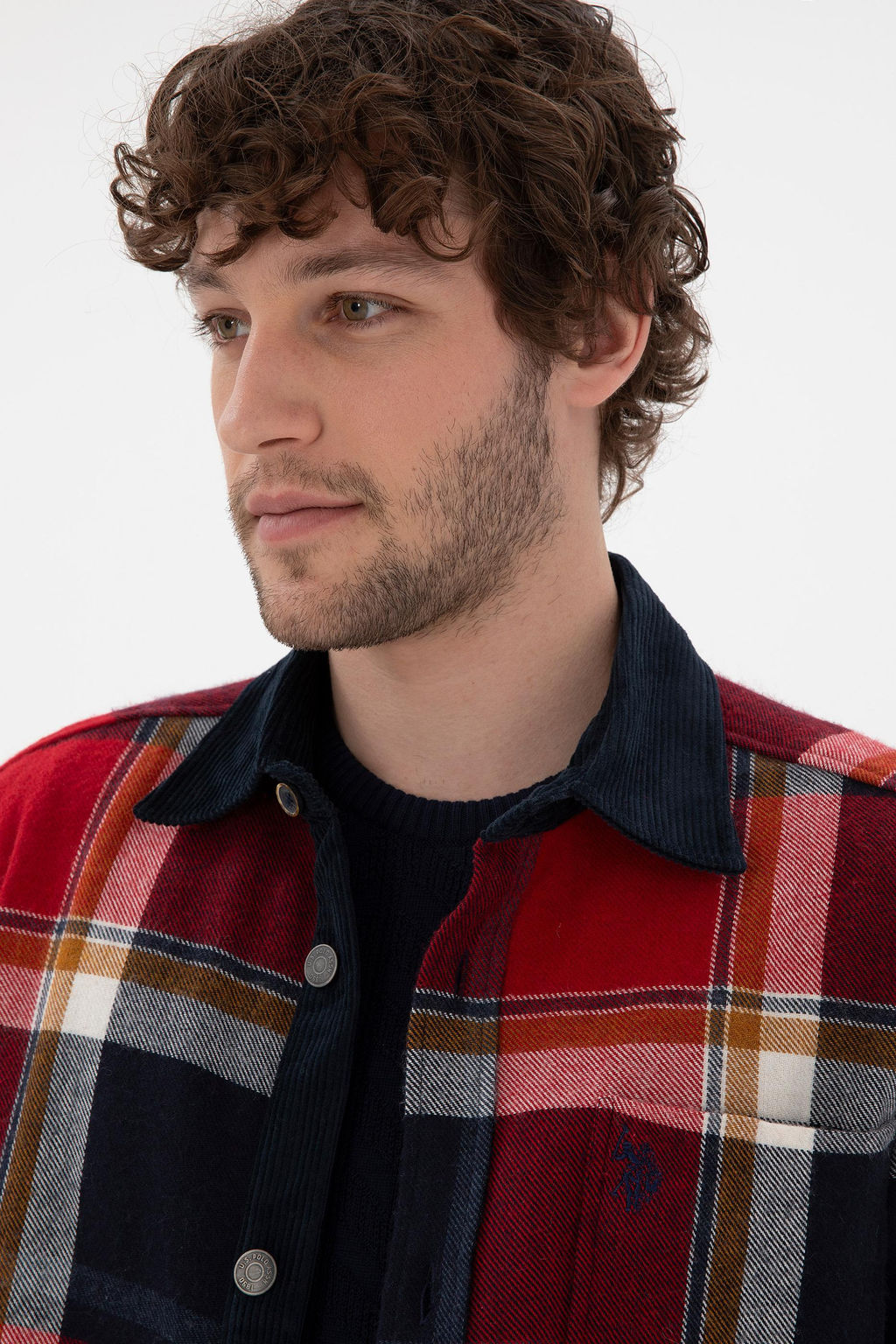 Мужская красная рубашка с длинным рукавом 1 бесплатно для 1 зоны в рубашках - U.s. polo assn фото 2