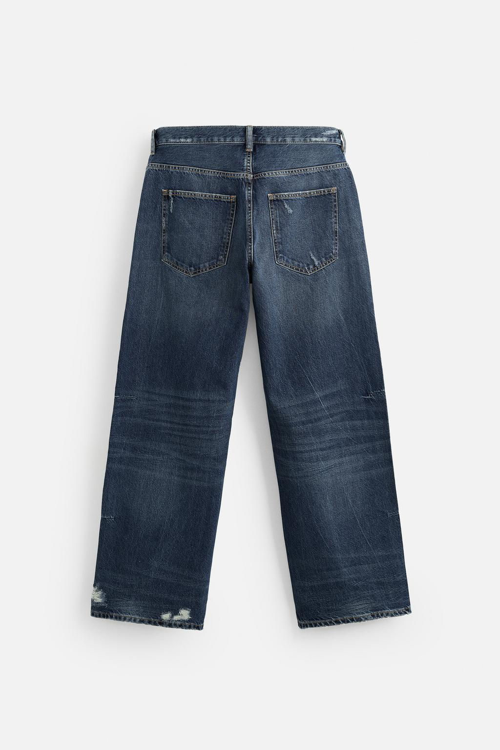 BAGGY JEANS WITH SEAM DETAIL - Zara фото 8