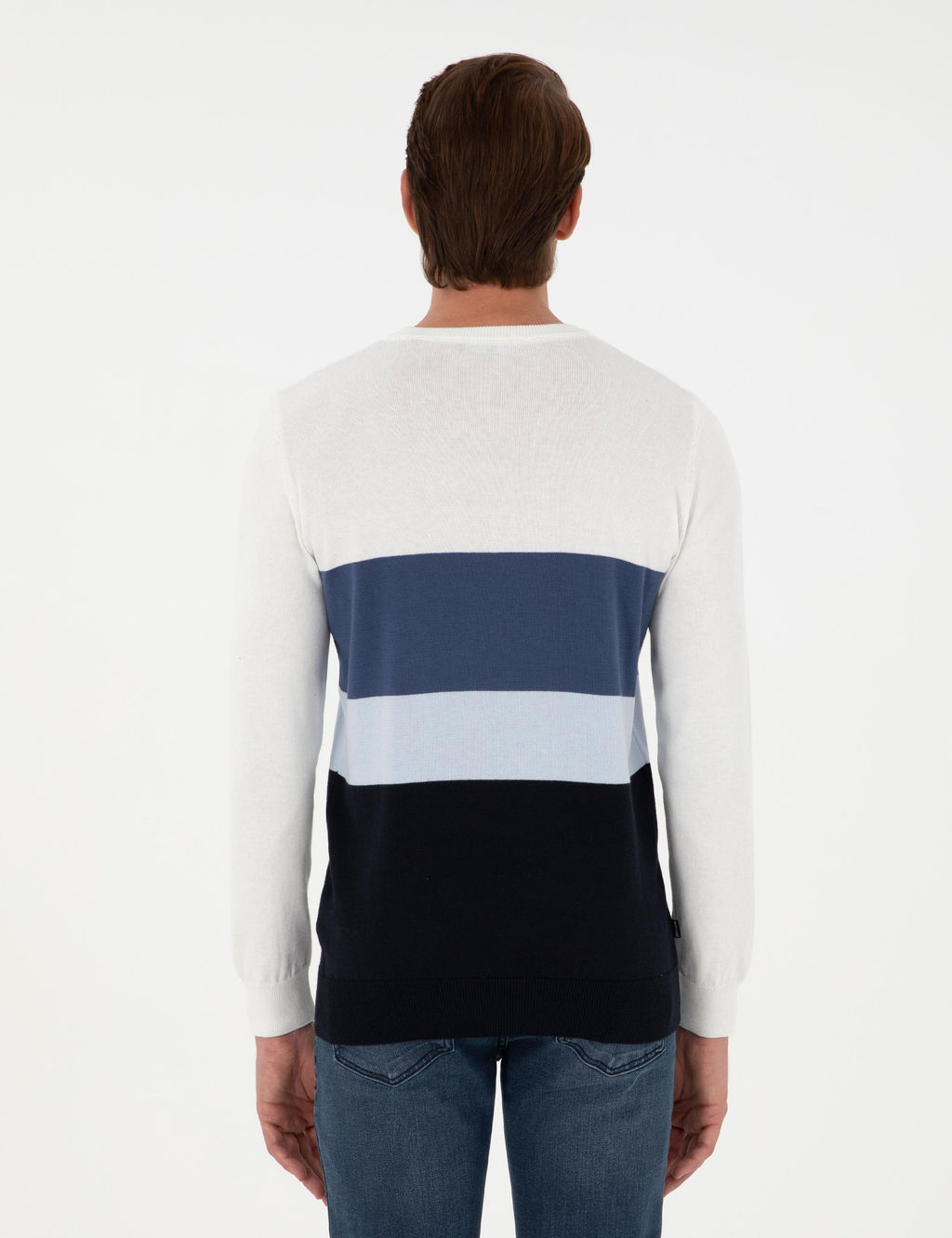 Lacivert Slim Fit Bisiklet Yaka Triko Kazak - Pierre cardin фото 5
